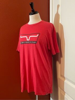 Kimes‎ Ranch Men’s Red Graphic Cotton Tee Shirt